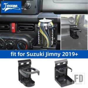 スズキ ジムニー 2019-24 車折りたたみ水ボトルカップホルダーブラケットドリンクホルダーアクセサリー