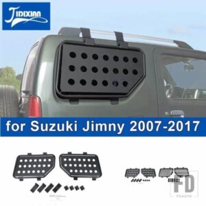 スズキ リア窓ガラス鎧フレーム装飾ガード ジムニー 2007-13-2017