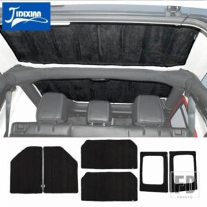 ジープ 車ルーフウィンドウ遮音綿パッドキットラングラー JK 2007 2008 2009 2010 カーインテリアアクセサリー