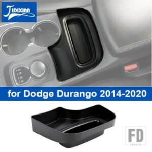 インテリアギアシフト収納ボックストレイアクセサリーダッジデュランゴ 2014-20