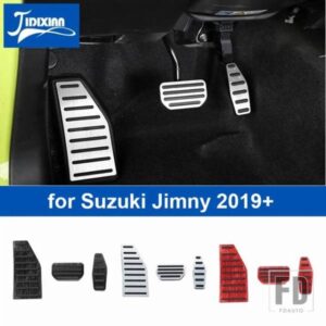 スズキ 車ガスブレーキフットペダルカバー ジムニー 2019-24 アップ左フットレストペダルアクセサリー