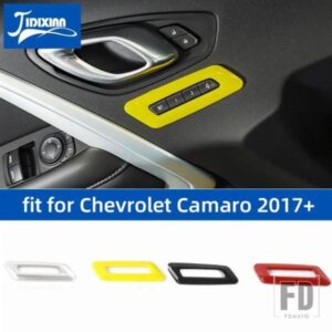 シボレー メモリシートコントロールスイッチボタン装飾カバーカマロ 2017-24 アップ