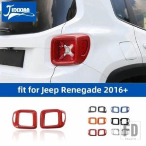 ジープ テールライトリアテールライトランプ装飾カバー レネゲード 2016-24 に適合