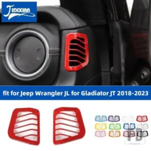 ジープ カーエアコンベントアウトレット装飾カバーラングラーJL用グラディエーターJT 2018-23