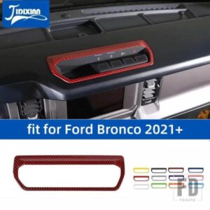 フォード ブロンコ 2021-24 ダッシュボードディファレンシャルコントロールパネル装飾カバーインテリアアクセサリー