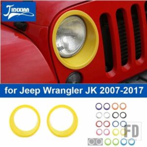 ジープ ラングラー JK 2007-17 車外装ヘッドライトライトランプ装飾カバー