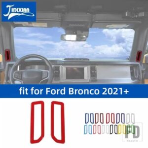 フォード 車内 A ピラー空調ベントアウトレット装飾カバーブロンコ 2021-24 2025