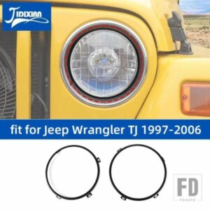 ジープ ランプフードアイアンフロントヘッドライトライトランプ取付ホルダーブラケットラングラー TJ 1997 1998 1999-2006