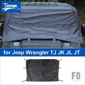 ジープ フロントガラスサンシェード抗雪紫外線サンバイザーカバーラングラー TJ JK JL JT ブロック雪アクセサリー