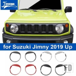 スズキ ランプフードフロントヘッドライトライトランプ装飾カバー ジムニー 2019-24 アップ