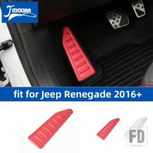 ジープ レネゲード 2016-24 左フットペダルレストペダル装飾パネルに適合