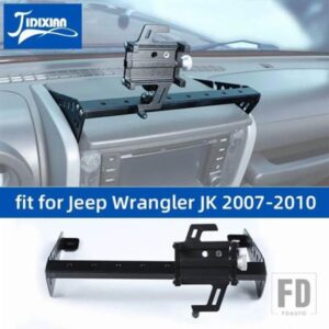 ジープ ラングラー JK 2007 2008 2009 2010 カーインテリアセンターコンソール携帯電話ホルダーサポートアクセサリー