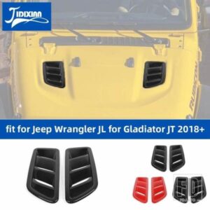 ジープ ラングラー JL グラディエーター JT 2018-24 エンジンフードエアアウトレット装飾カバー