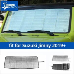 スズキ ジムニー 2019-24 フロントガラスサンシェードサンバイザーカバーアクセサリー