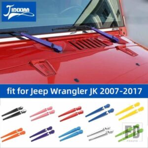 ジープ フロントウィンドウフロントガラスワイパーアームブレード装飾カバーラングラー JK 2007-2017 EXTEROPR アクセサリー