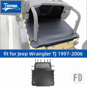 ジープ ラングラー TJ 1997 1998 1999 37043 トランクペットマット分離ネットパッドカバー革