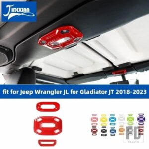 ジープ ラングラー JL グラディエーター JT 2018-23 車読書灯ランプ装飾カバー