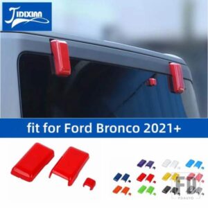 フォード ブロンコ 2021-24 リアドアテールゲートガラスヒンジフロントガラスワイパーノズル装飾カバー