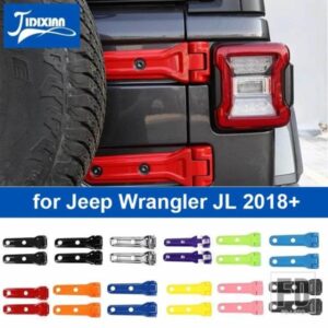 ジープ テールゲートドアスペアタイヤヒンジ装飾カバーラングラー JL 2018-24 アップ