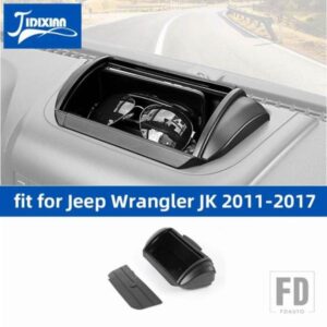 ジープ ラングラー JK 2011-17 カーセンターコンソールスライドカバー収納ボックスアクセサリー