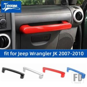 ジープ ラングラー JK 2007 2008 2009 2010 ABS 車内副パイロットハンドル装飾カバーアクセサリー