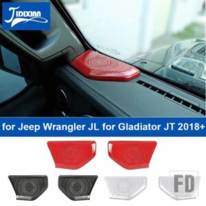 ジープ A ピラースピーカー装飾パネルカバー ラングラー JL グラディエーター JT 2018-24 アップ用