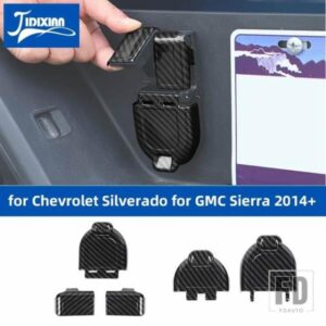 シボレー トレーラー電源ソケット装飾カバー シルバラード GMC シエラ 2014-2019-24 アップ