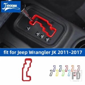 ジープ ラングラー JK 2011-17 ギアシフトパネル装飾カバーインテリアアクセサリー