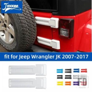 ジープ ラングラー JK 2007 2008 2009 2010-2017 車外装リアドアスペアタイヤテールゲートヒンジ装飾カバー