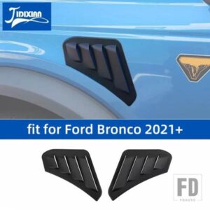 フォード ブロンコ 2021-24 車体ホイール眉サイドフェンダーグリルスタイル装飾カバー外装アクセサリー