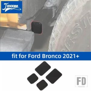 フォード ブロンコ 2021-24 シャーシフロアパンドレンプラグ穴防水プラグカバーアクセサリー