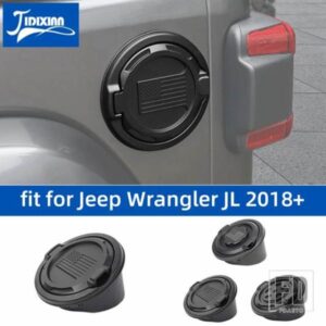 ジープ ラングラー JL 2018-24 2025 旗ガス燃料タンクキャップカバー外装アクセサリー
