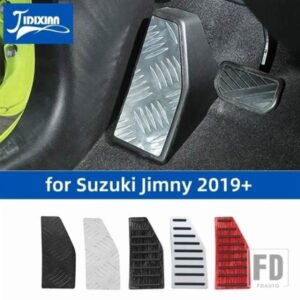 スズキ 車左フットレストペダル装飾カバー ジムニー 2019-22 20223 2024 アップインテリアアクセサリー