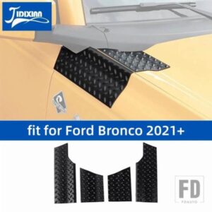 フォード ブロンコ 2021-24 2025 エンジンフード角サイド装飾ラップトリムカバー外装アクセサリー