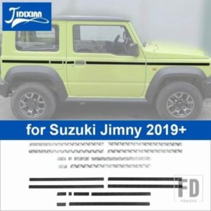 スズキ 車体サイドドア装飾カバーストリップ ジムニー 2019-24 アップ外装アクセサリー