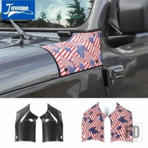 ジープ ステッカーグラディエーター JT エンジンフードレンジラップカバーアクセサリーラングラー JL 2018 2019 2021 2020