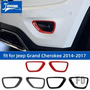 ジープ ABS 外装フロントフォグライトランプカバー装飾トリムグランドチェロキー 2014-16 カーアクセサリー