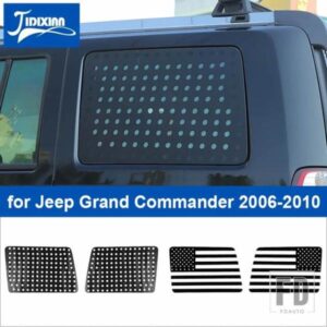 ジープ PVC リアウィンドウ DECORAITON デカールステッカーグランドコマンダー 38991 外装アクセサリー