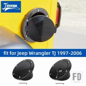 ジープ カーボンオイル燃料タンクキャップカバーラングラー TJ 35582