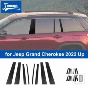 ジープ 窓柱ポスト DECORAITON デカールステッカーグランドチェロキー 2022 2023 2024 アップ外装アクセサリー