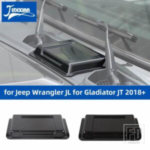 ジープ エンジンフードエアインレットベント装飾カバー ラングラー JL グラディエーター JT 2018-24 アップ用