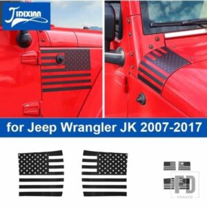 ジープ エンジンフードフェンダー装飾デカールステッカーラングラー JK 2007-17