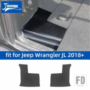 ジープ トランクドアドアシルエントリーガードデカールデコレーションステッカー ラングラーサハラ JL 2018-24用