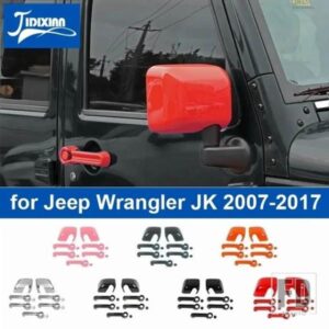 ジープ バックミラードアハンドル装飾カバーラングラー JK 2007-17