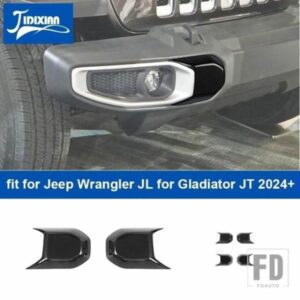 ジープ ラングラー JL グラディエーター JT 2018-24 フロントバンパーガード装飾カバー