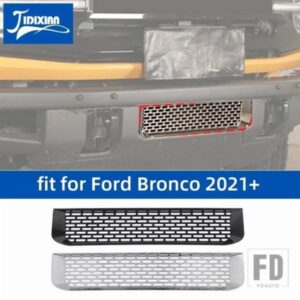 フォード フロントバンパーレーシンググリルグリル装飾カバーブロンコ 2021-24 アップ外装アクセサリー