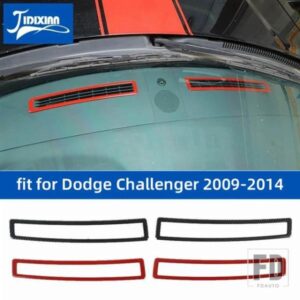 フロントガラス空調ベントアウトレット装飾カバーダッジチャレンジャー 2009-14
