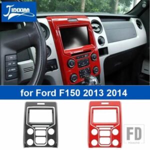 フォード ABS カーセンターコンソールナビゲーション装飾パネルカバーステッカー F150 2013 2014 カーインテリアアクセサリー