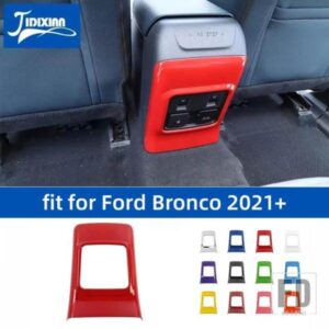 フォード ブロンコ 2021-24 車後列シート窓スイッチパネル装飾カバーインテリアアクセサリー