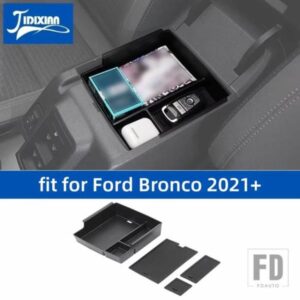 フォード ブロンコ 2021-24 中央アームレストボックス収納ボックス収納片付けインテリアアクセサリー